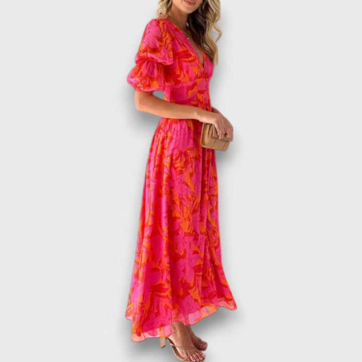 Mirisia – Flowing Summer Dress with Print