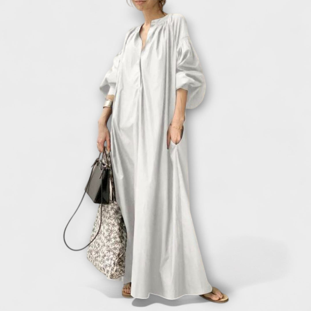 Milianse – Elegant Midi Dress with Tailored Silhouette