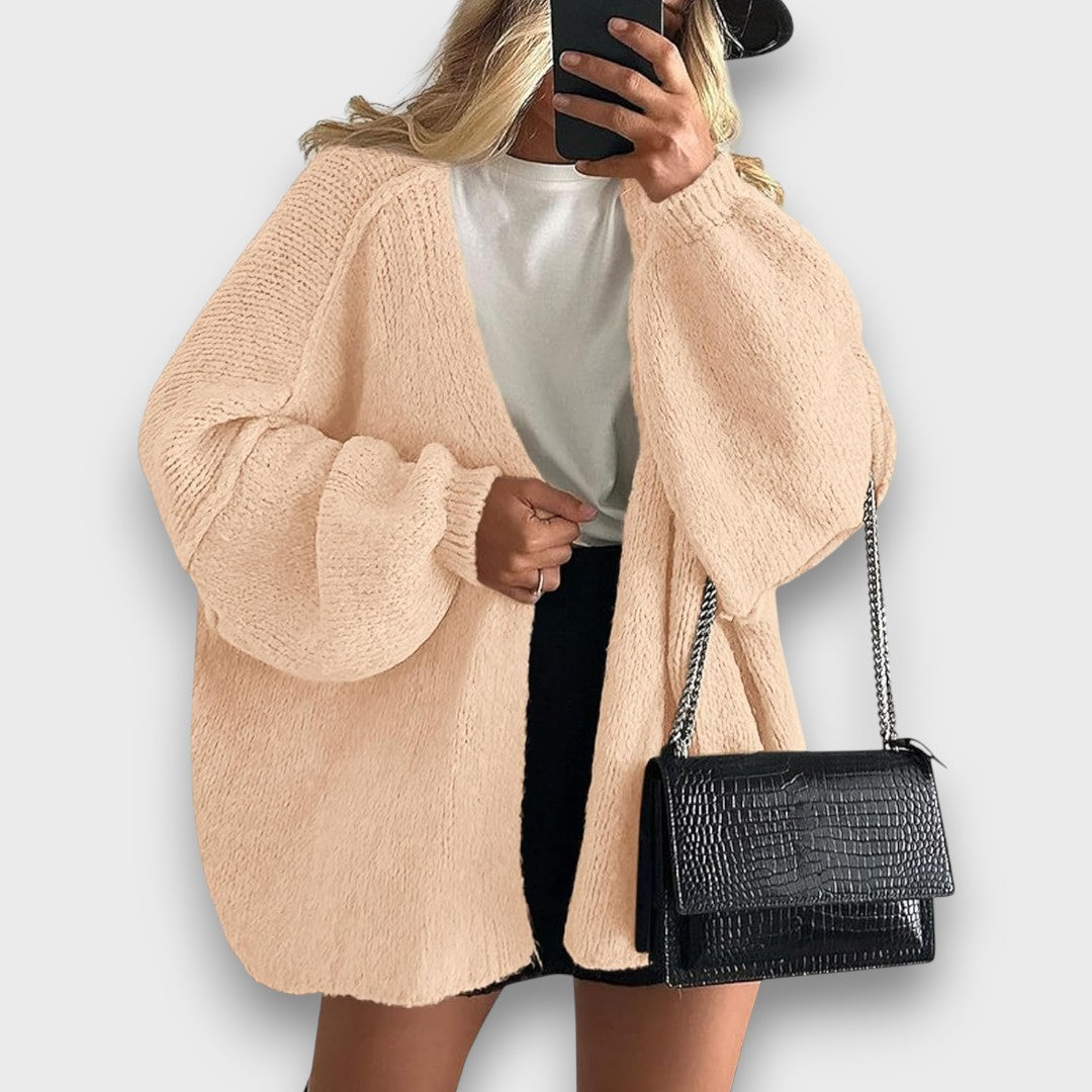 Evonna – Oversized Open Cardigan