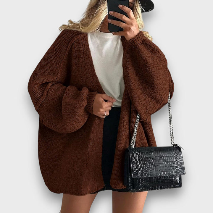 Evonna – Oversized Open Cardigan