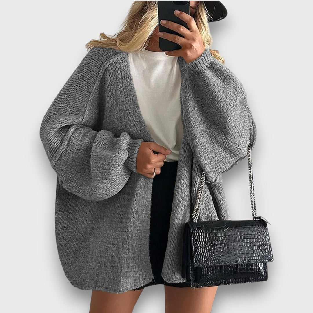 Evonna – Oversized Open Cardigan