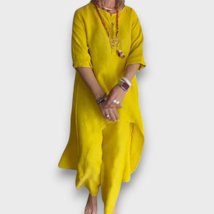 Carenza – Summer Two-Piece with Asymmetric Flair