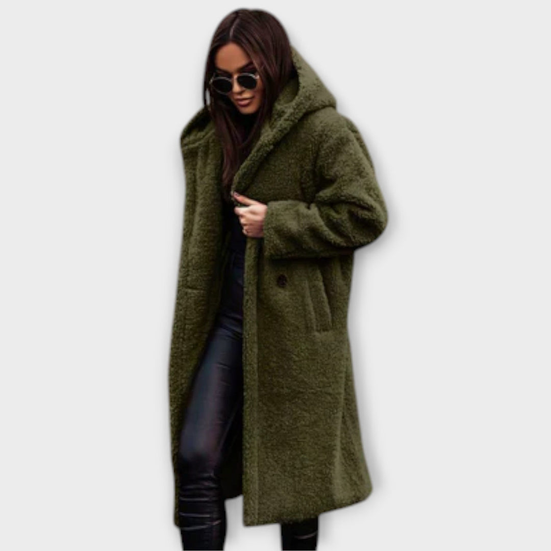 Janira – Cozy Coat with Hood