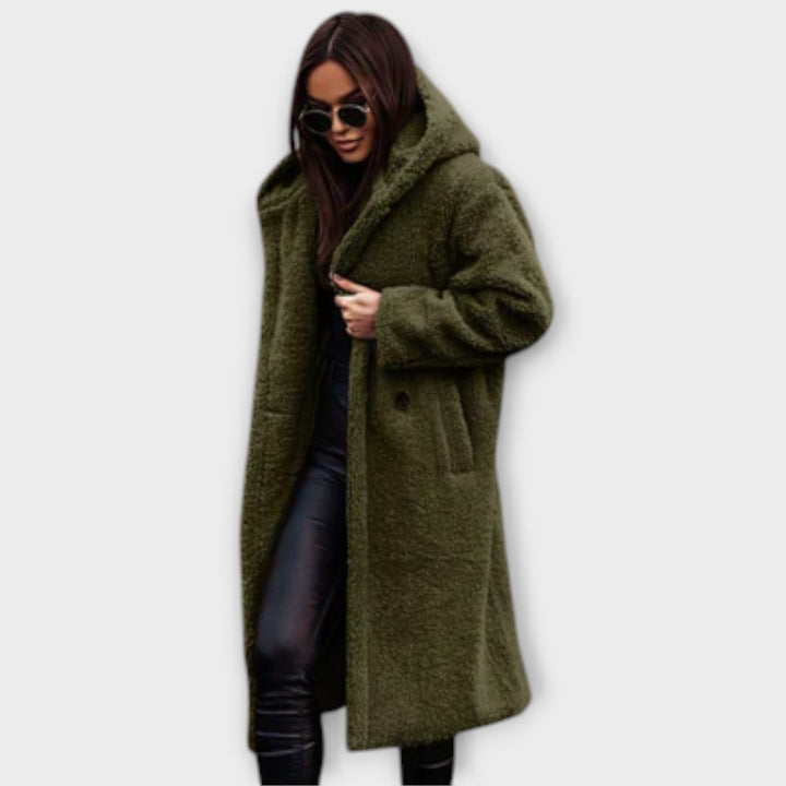 Janira – Cozy Coat with Hood