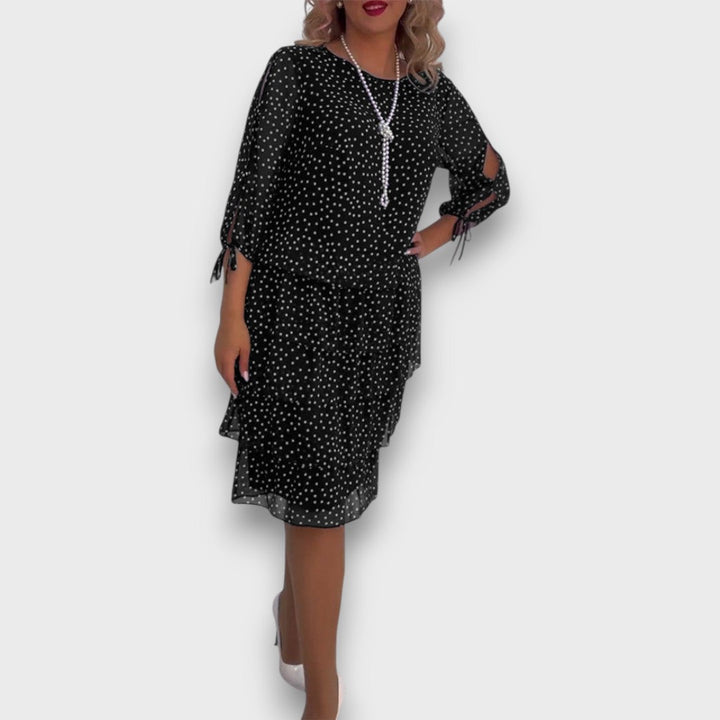 Namira – Polka Dot Ruffle Dress