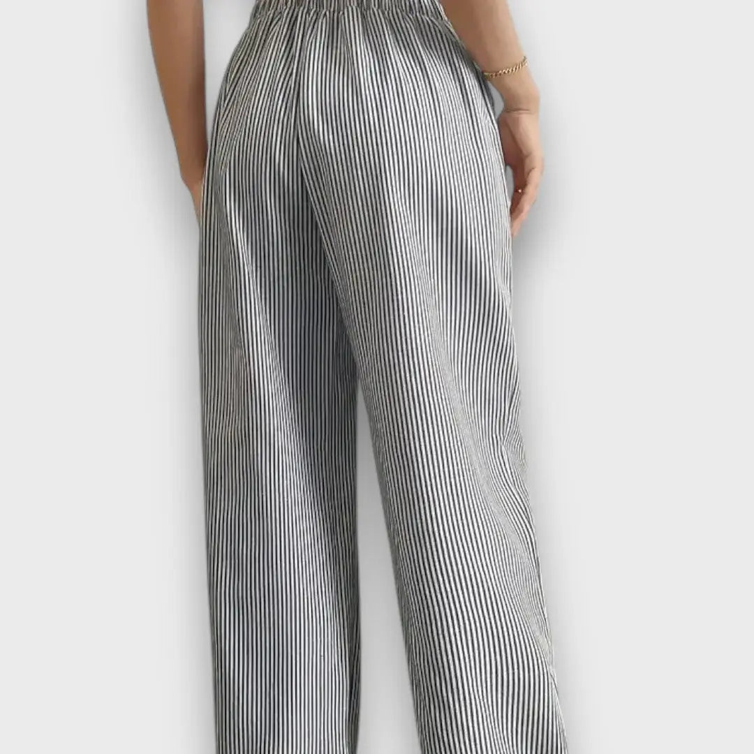 Karina – Trousers with Fine Stripes