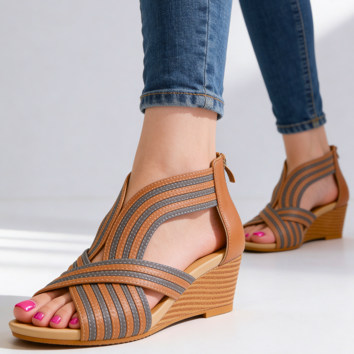 Odette Wedge Sandals