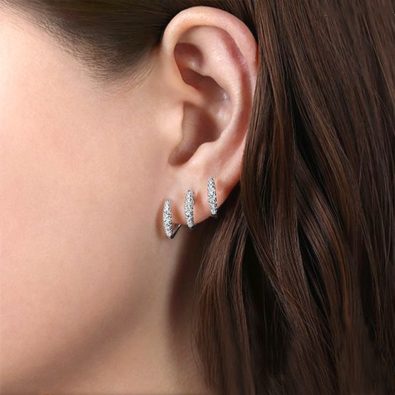 Arya – Sculpted Crystal Ear Climbers