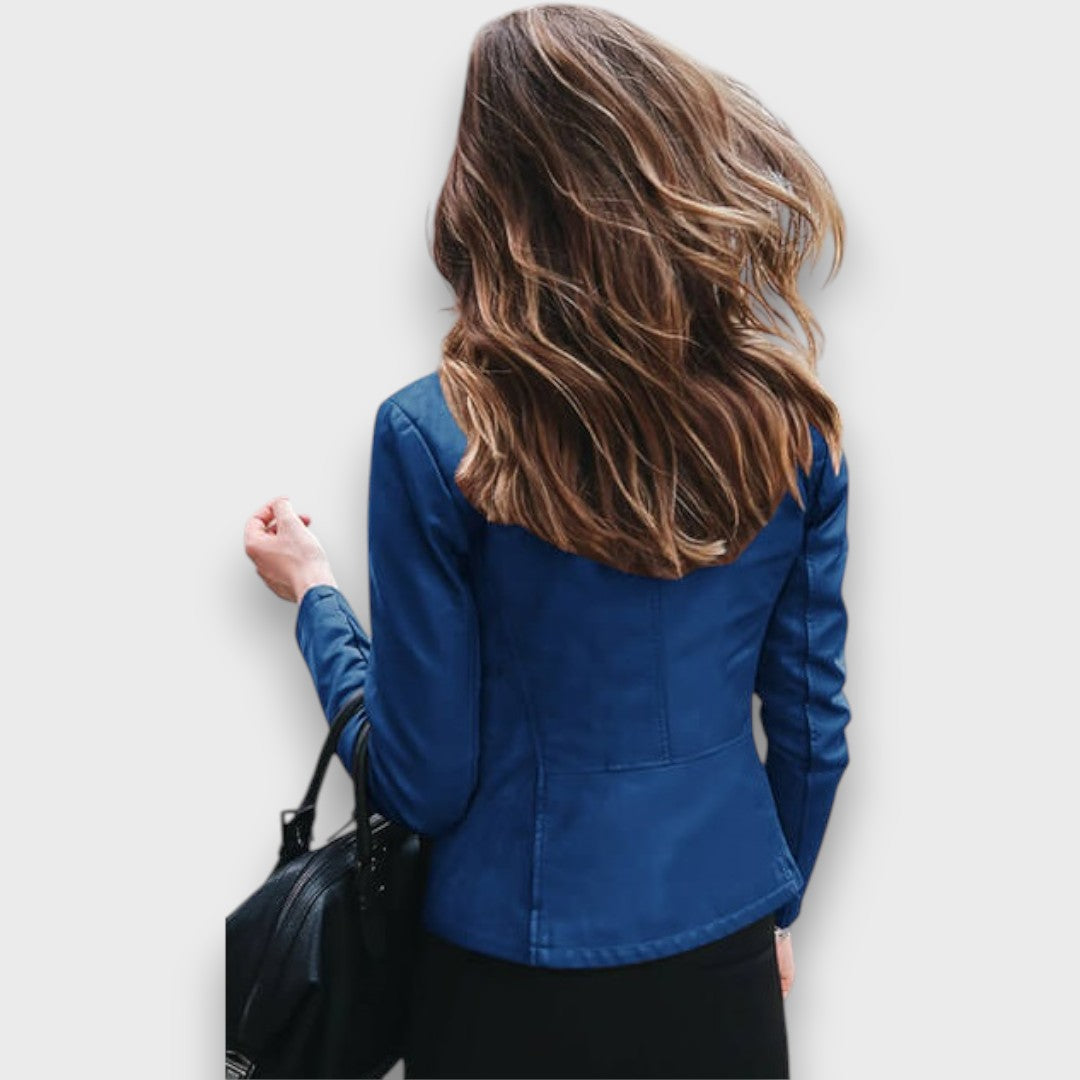 Abigail – Leather Tailored Jacket