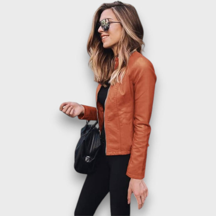 Abigail – Leather Tailored Jacket