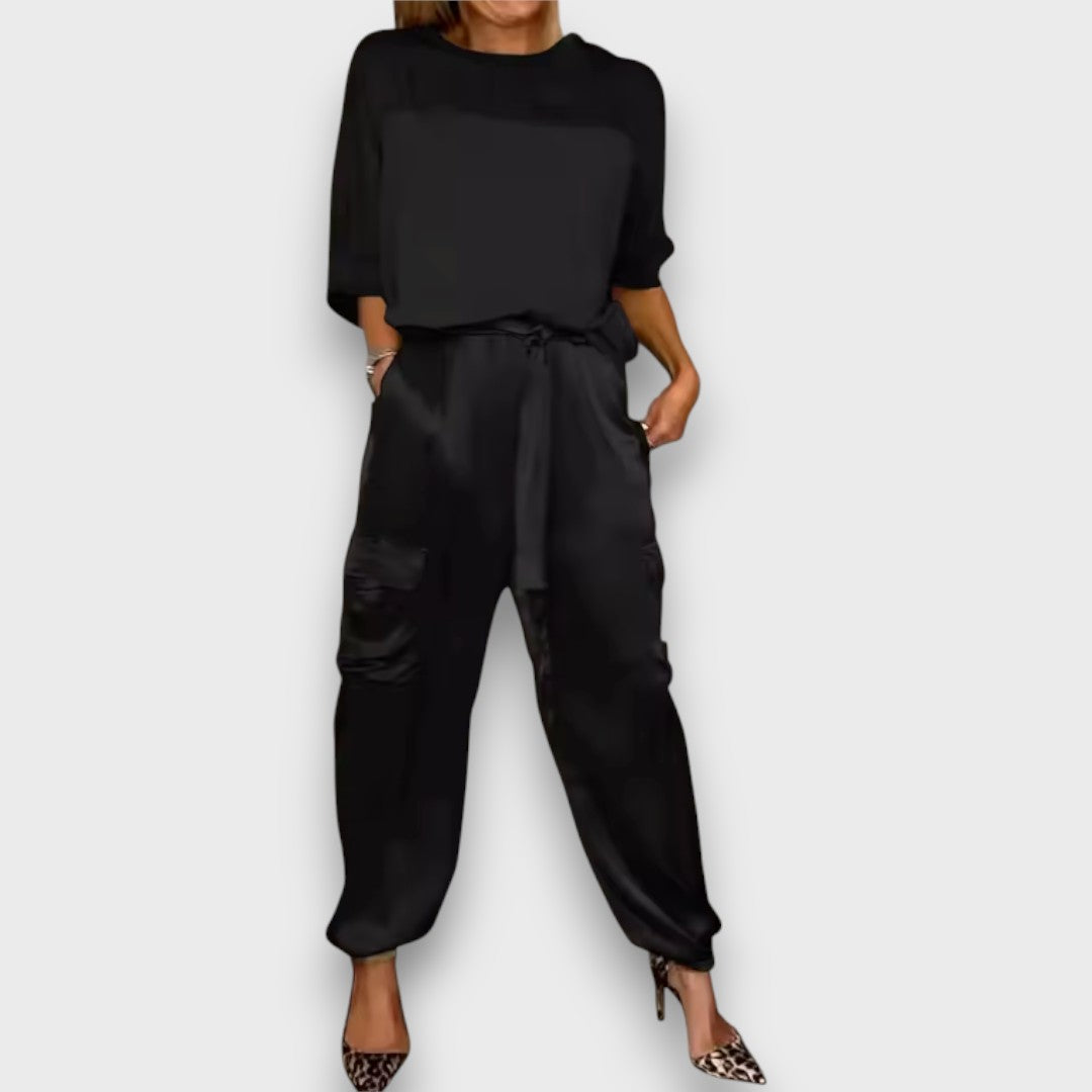 Avelan – Satin Flow Two-Piece Set