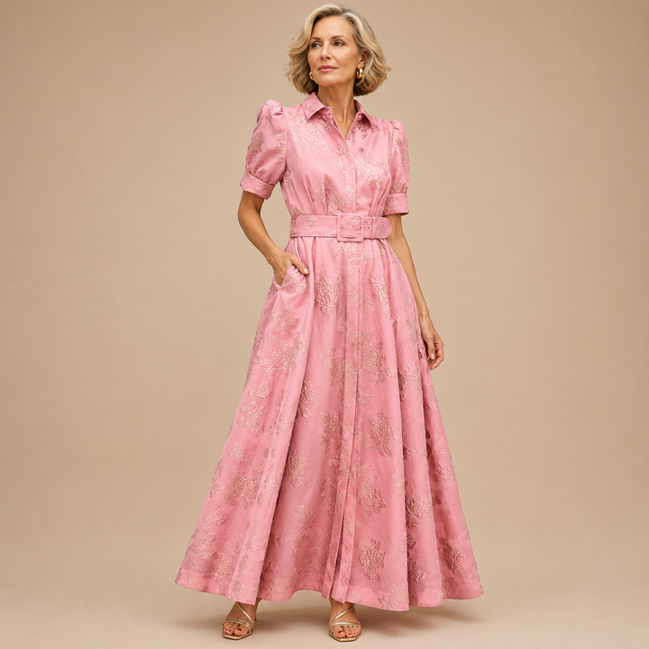Aria™ | Dress with Short Puff Sleeves
