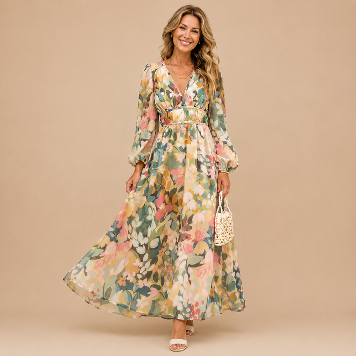 Celine | Feminine Floral Dress