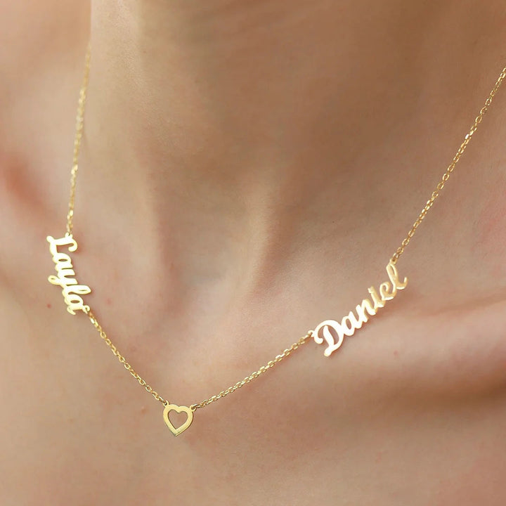 Keila – Personalized Duo Name Necklace