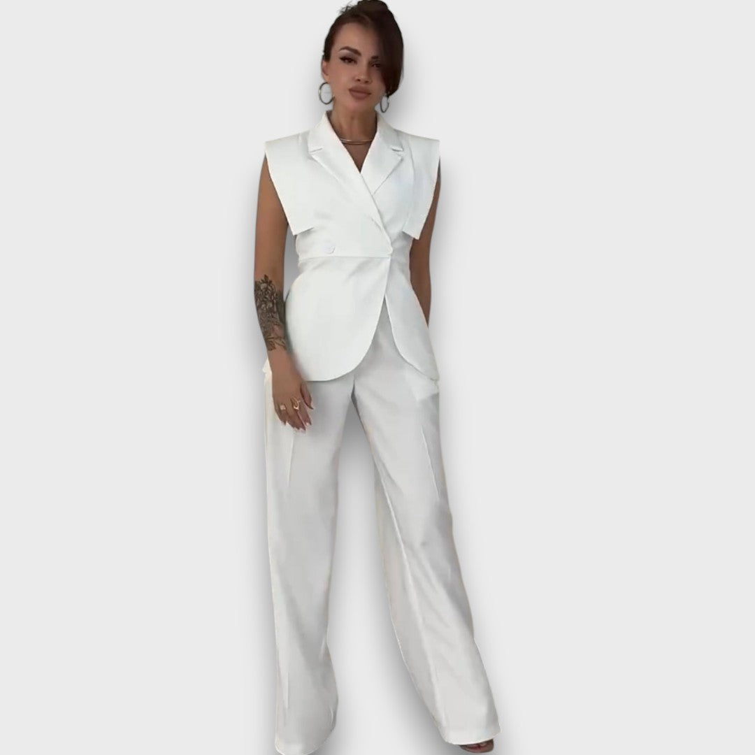 Olanda – Two-Piece Set with Oversized Blazer and Wide Pants