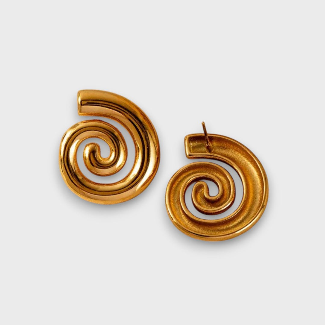 Jay – Spiral Earrings with Modern Lightness