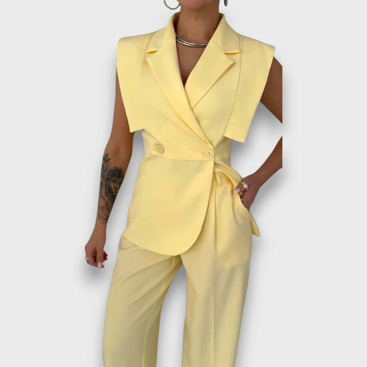 Olanda – Two-Piece Set with Oversized Blazer and Wide Pants