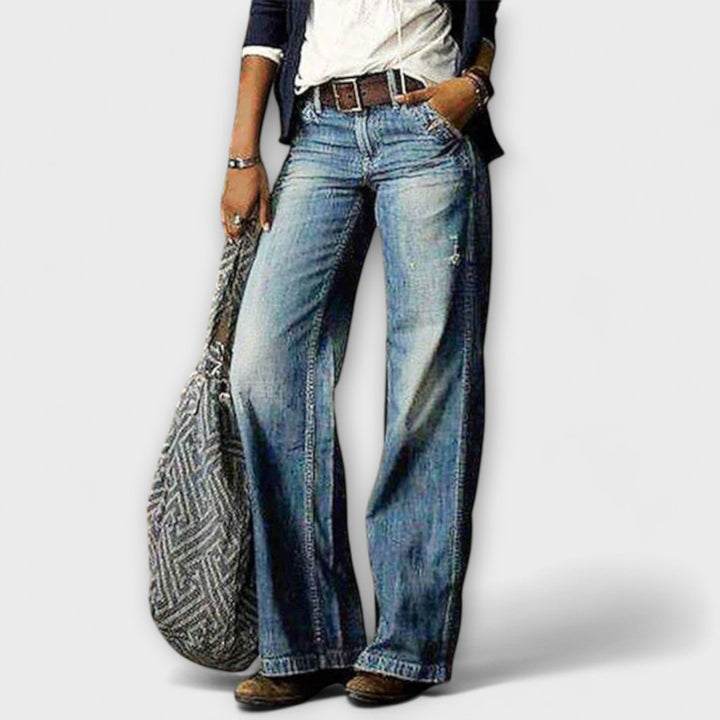 Neless – Wide Jeans with High Waist