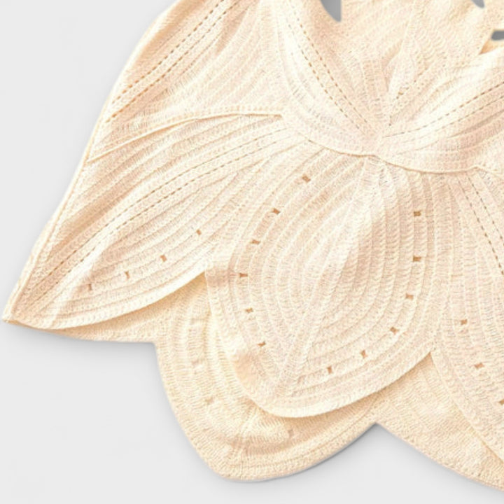 Ranyra – Crochet Dress with Cut-Out Design and Sculptural Effect