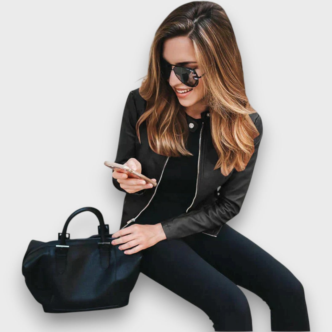 Abigail – Leather Tailored Jacket