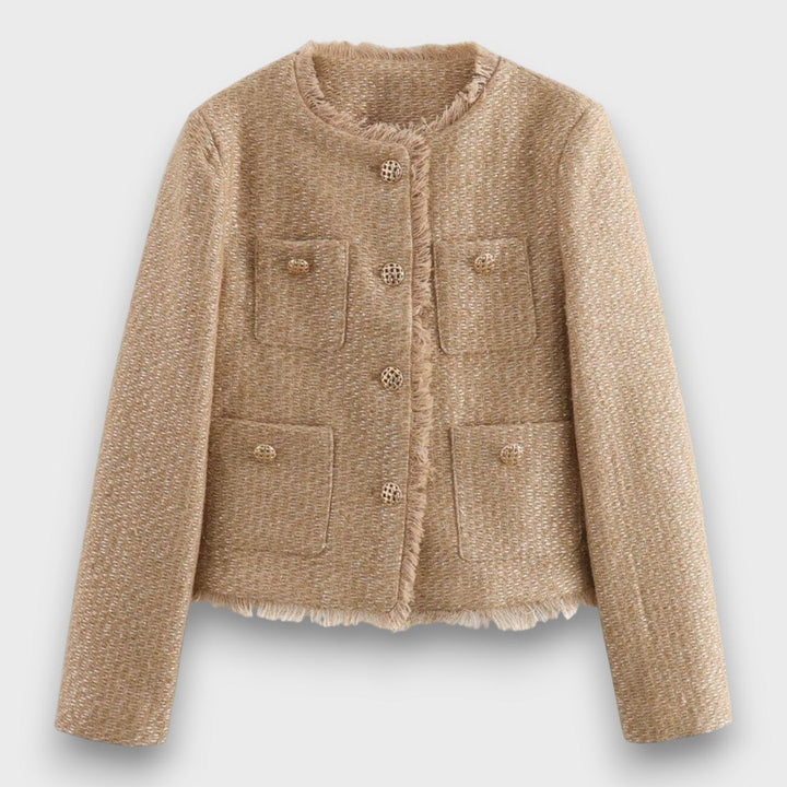 Gracia — Textured Tweed Jacket with Timeless Elegance