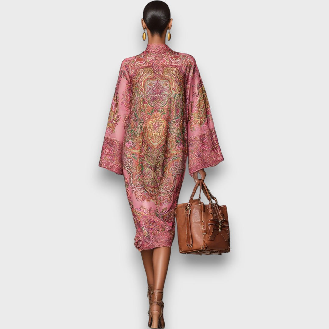 Marbelle – Loose Midi Dress with Statement Sleeves