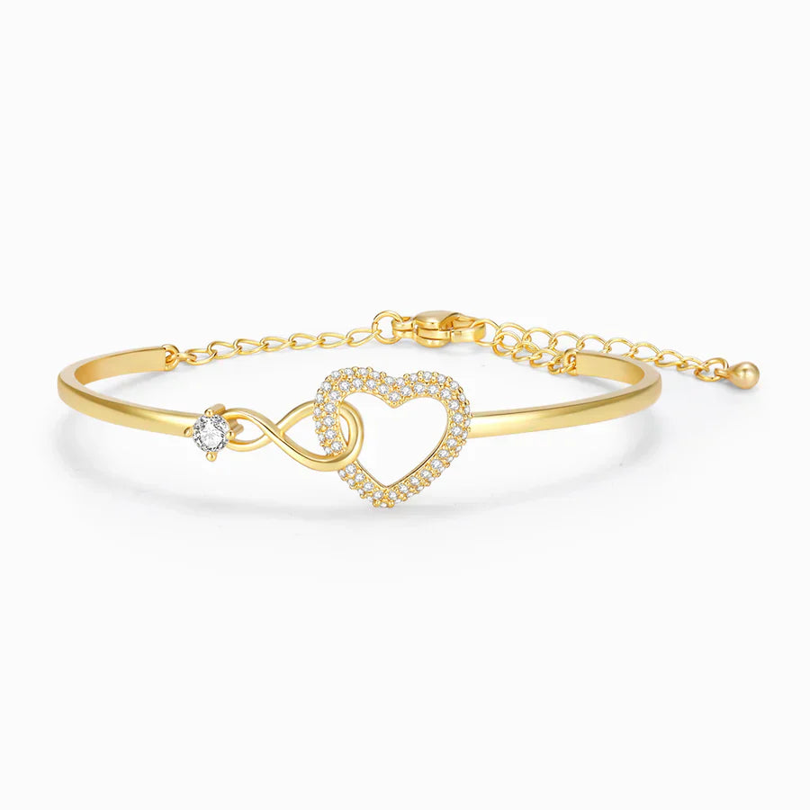 Millie – Infinity Heart Bracelet
