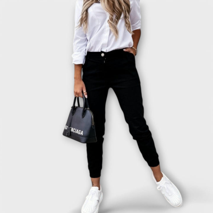 Melania – High-waisted stretch pants