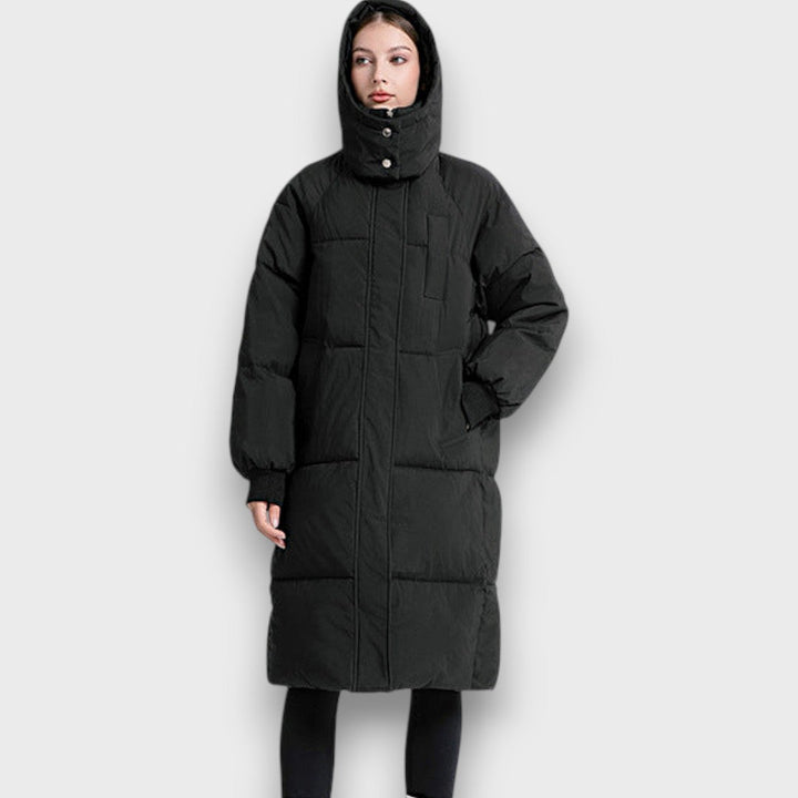 Lorven – Long hooded puffer coat