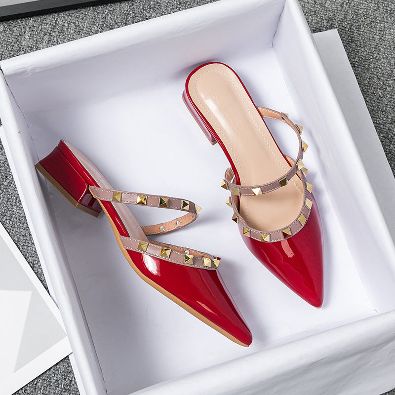 Odetta | Studded Heels