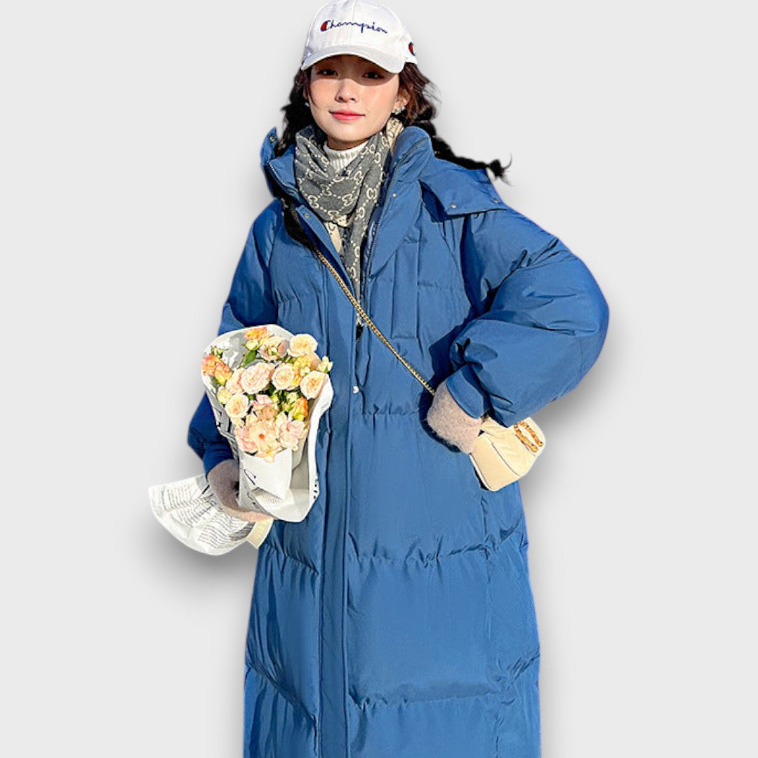 Lorven – Long hooded puffer coat