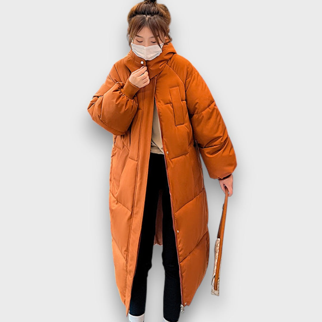 Lorven – Long hooded puffer coat