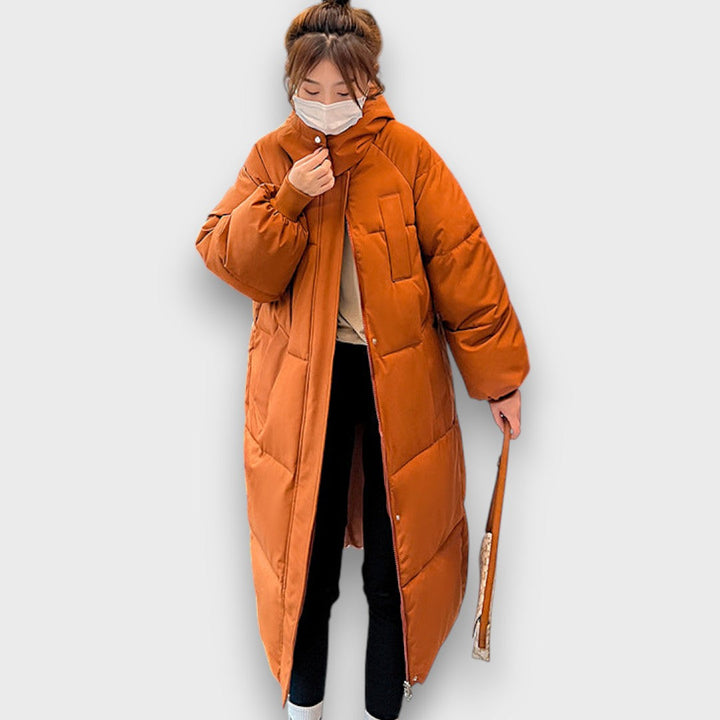 Lorven – Long hooded puffer coat