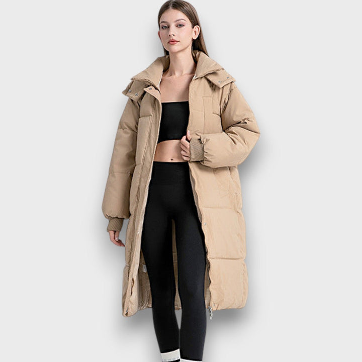 Lorven – Long hooded puffer coat