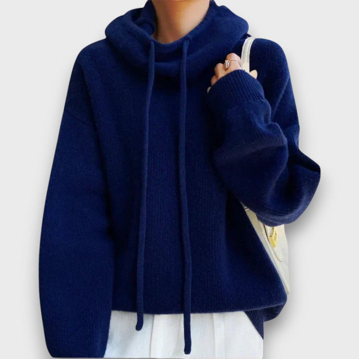Marzia – Cozy Hooded Knit Sweater