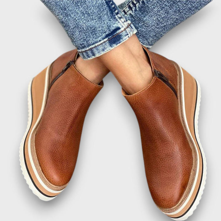 Alvaya – Everyday Stylish Wedge Ankle Boots