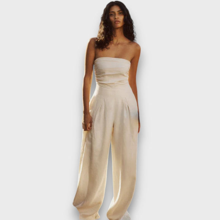 Louna – Elegant Bandeau Jumpsuit