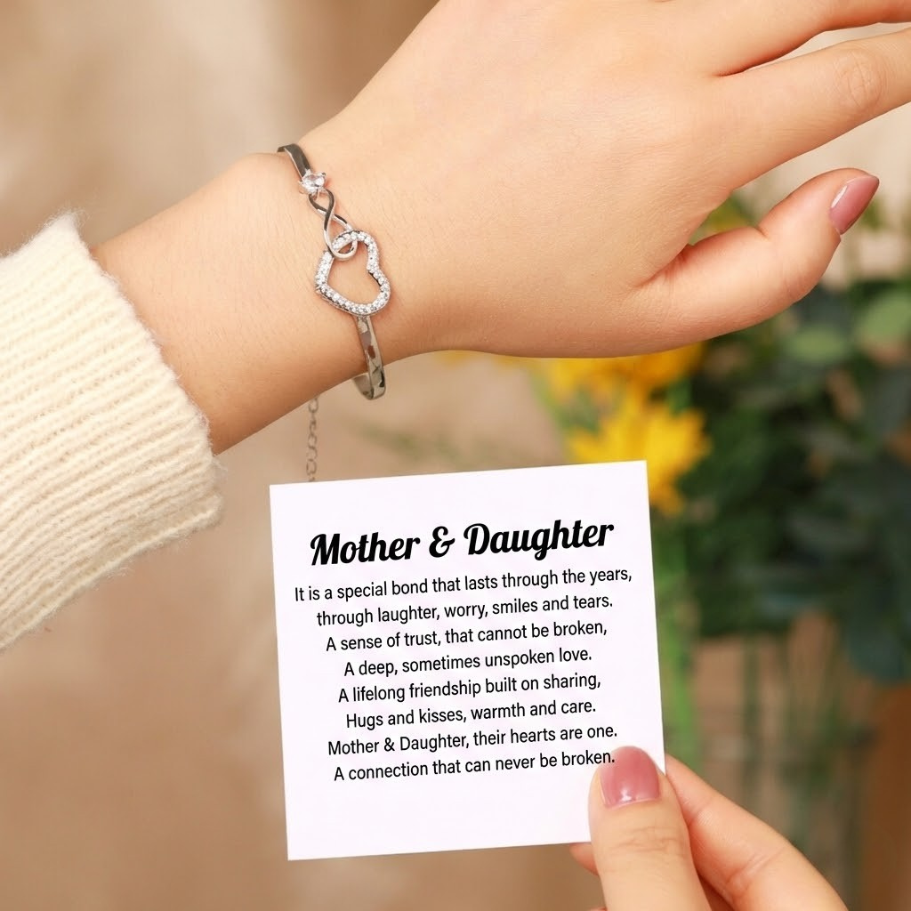 Millie – Infinity Heart Bracelet