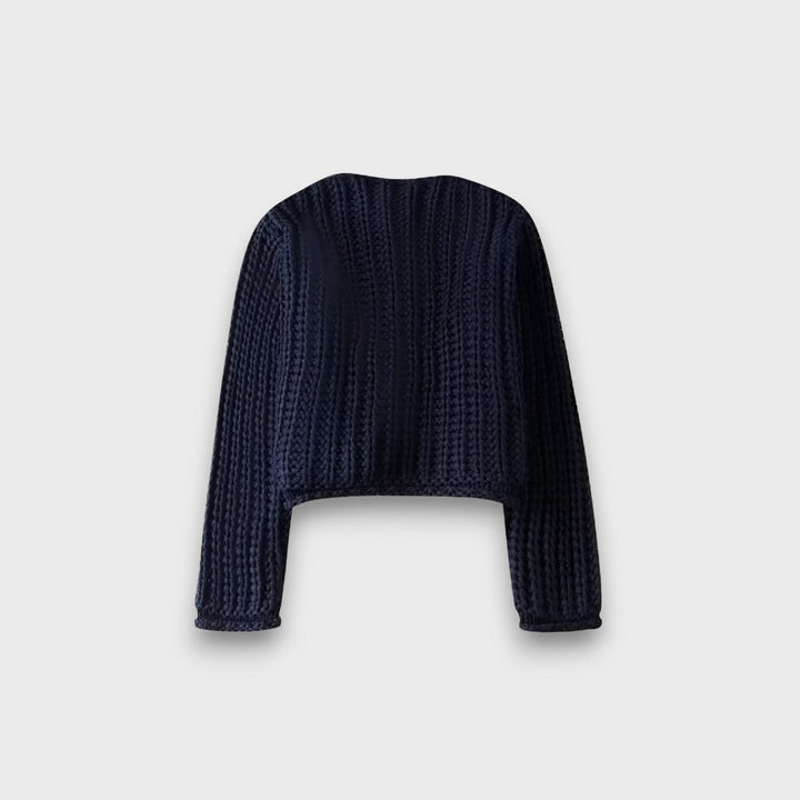 Moretta – Short Cardigan in Chunky Knit