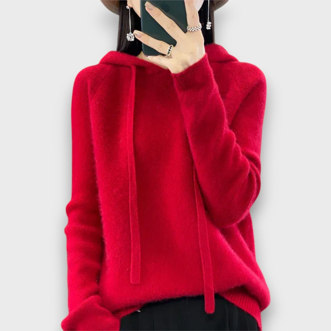 Hanna – Soft Merino Wool Winter Hoodie