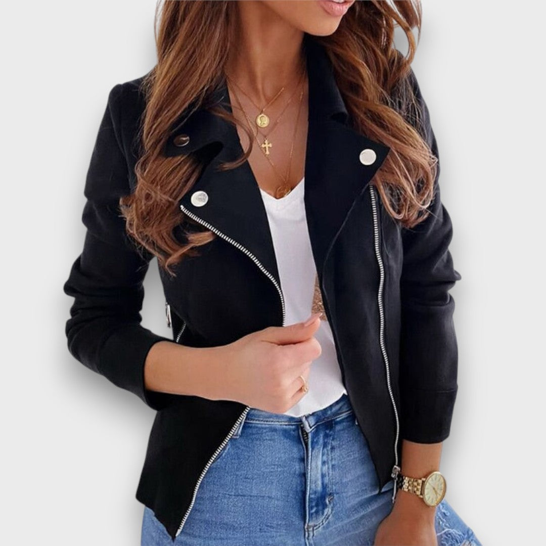 Kaleena – Elegant Suede Jacket