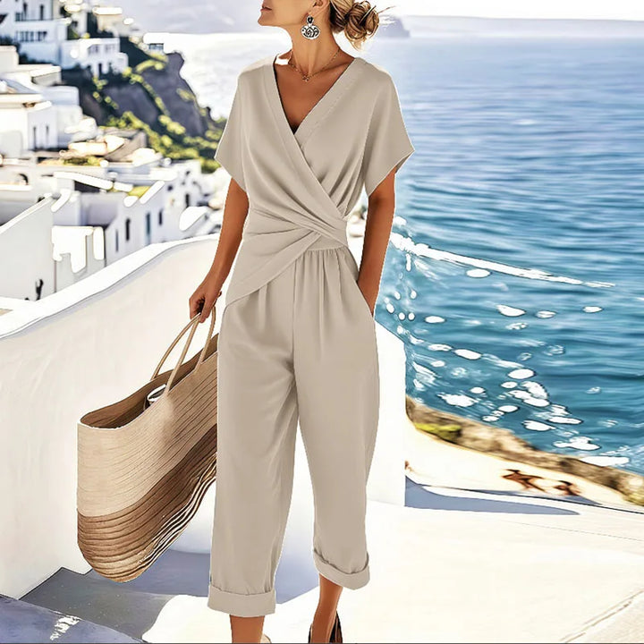 Celira – 2-Piece Set in Jumpsuit Style with Wrap Look