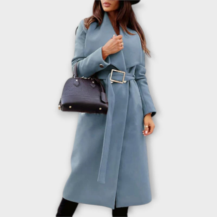 Harvielle – Tailored Coat with Belt