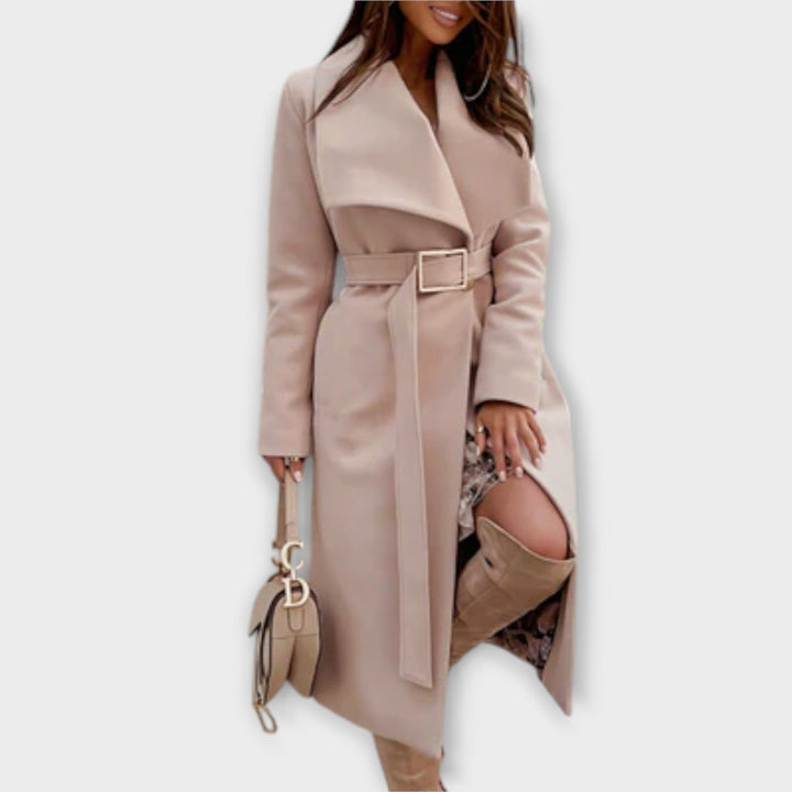 Harvielle – Tailored Coat with Belt