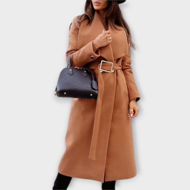 Harvielle – Tailored Coat with Belt