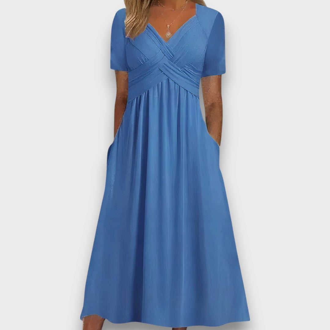 Enyelle – Dress with Delicate Wrap Look