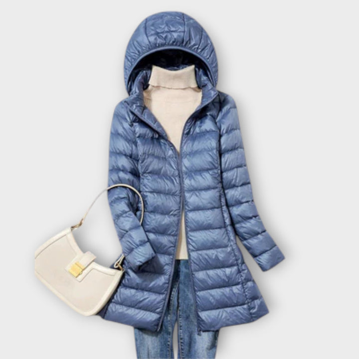 Anvera – Ultra-Light Down Jacket with Hood
