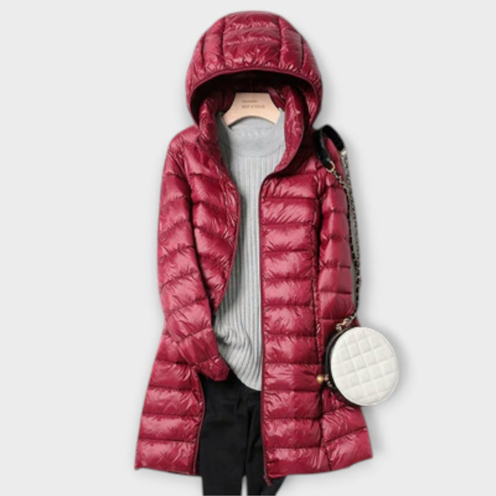 Anvera – Ultra-Light Down Jacket with Hood