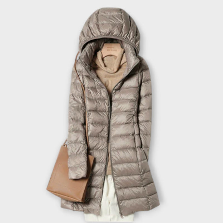 Anvera – Ultra-Light Down Jacket with Hood