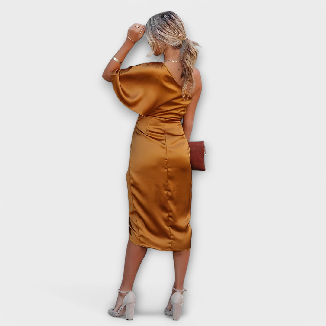 Saphira – Asymmetrical midi dress